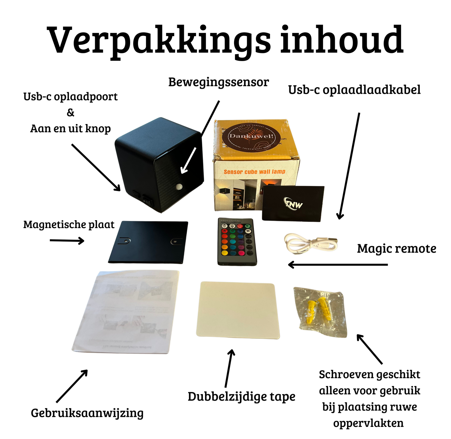 TheNewWave™ RGB Draadloze Luxe Wandlamp