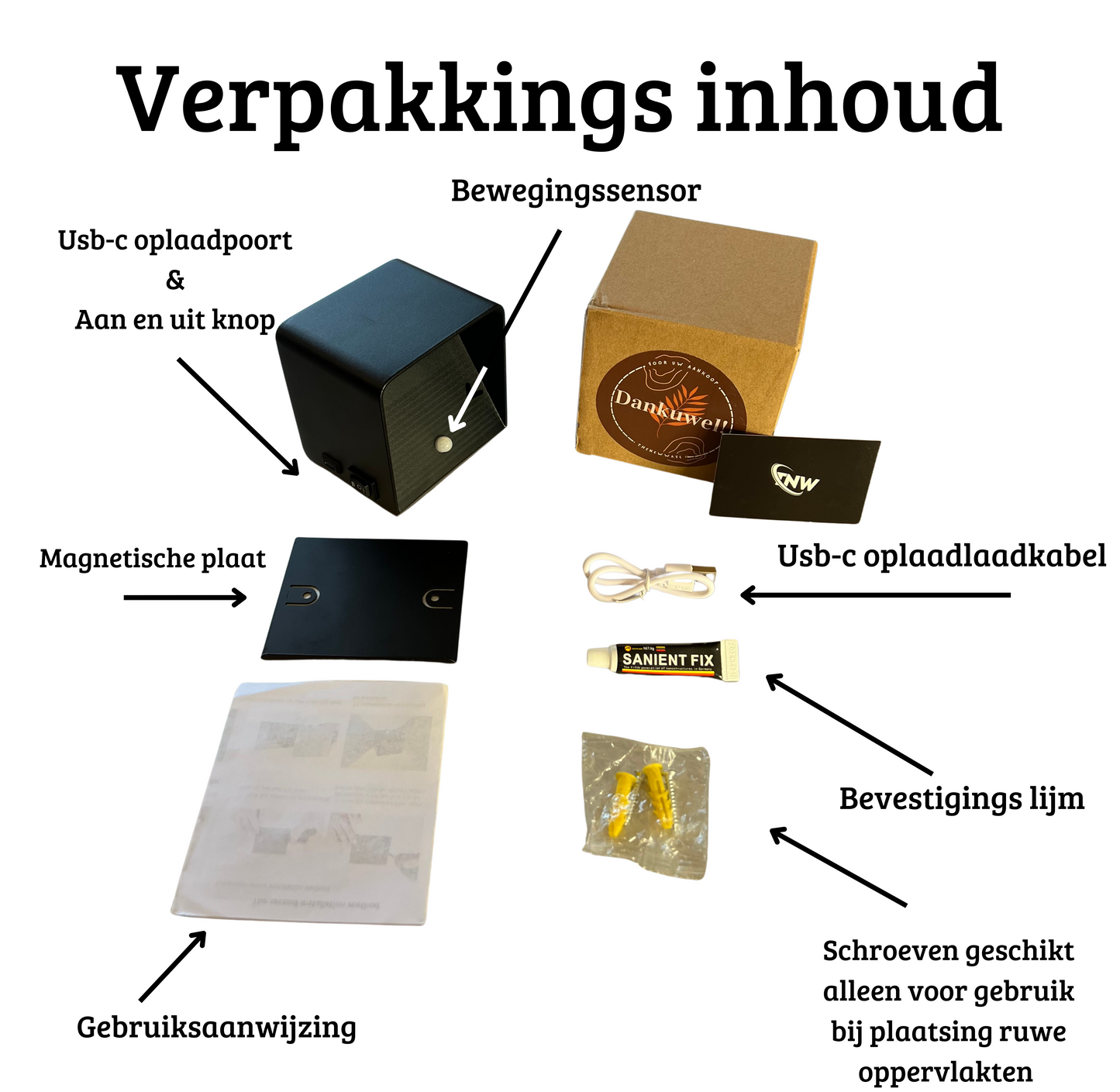 TheNewWave™ Draadloze Luxe Wandlamp